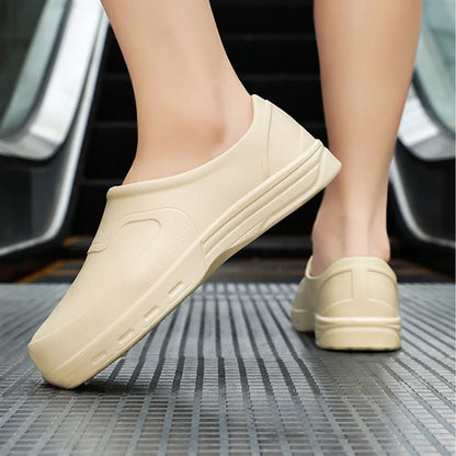 Plusock Plus Size Waterproof Slip On Work Shoes - image 3