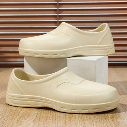 Plusock Plus Size Waterproof Slip On Work Shoes - Beige - EU44–45(US10–11) - image 9