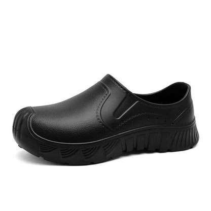 Plusock Plus Size Slip Resistant Work Shoes - Black - EU45(US11) - image 15