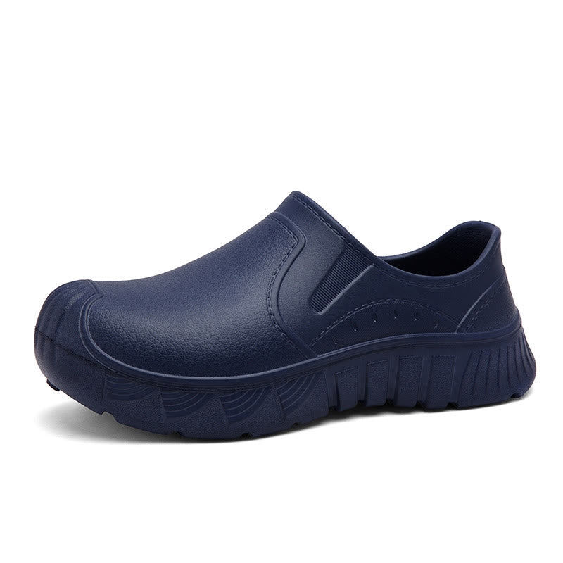 Plusock Plus Size Slip Resistant Work Shoes - Navy Blue - EU45(US11) - image 16