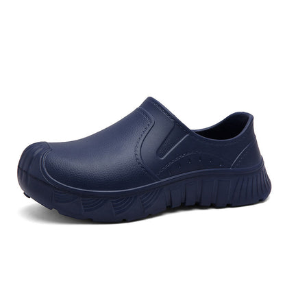 Plusock Plus Size Slip Resistant Work Shoes - Navy Blue - EU45(US11) - image 16
