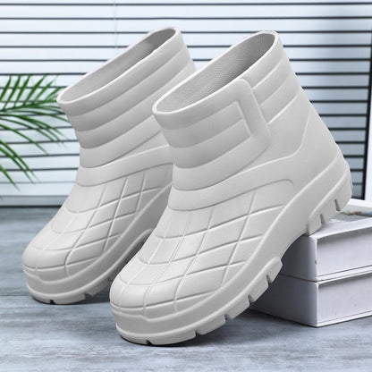 Plusock Plus Size Waterproof Thicken Work Shoes - Grey - EU44-45(US10-11) - image 16