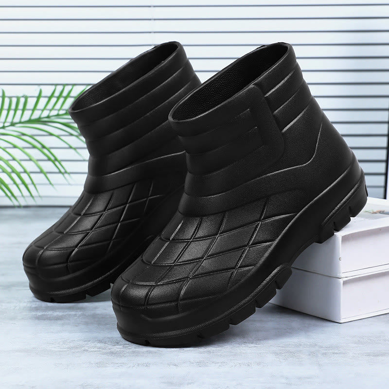 Plusock Plus Size Waterproof Thicken Work Shoes - Black - EU44-45(US10-11) - image 17