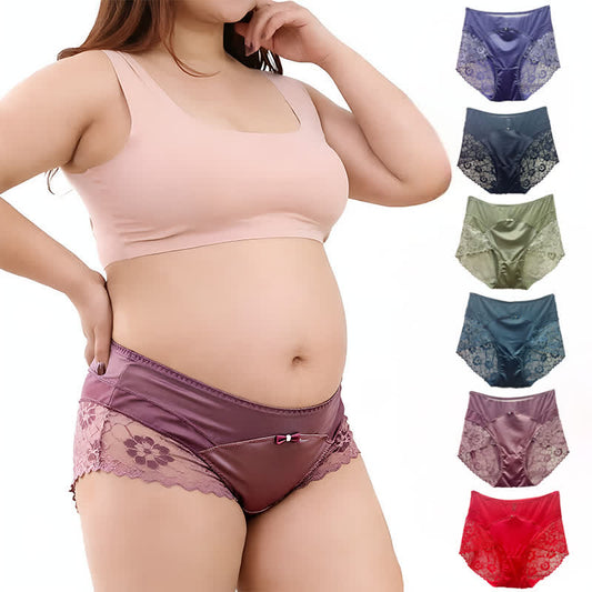 Plusock Satin Lace High Waist Panty - image 0