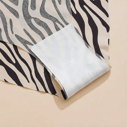 Plusock Zebra Leopard Print Seamless Invisible Panty(4 Packs) - image 3
