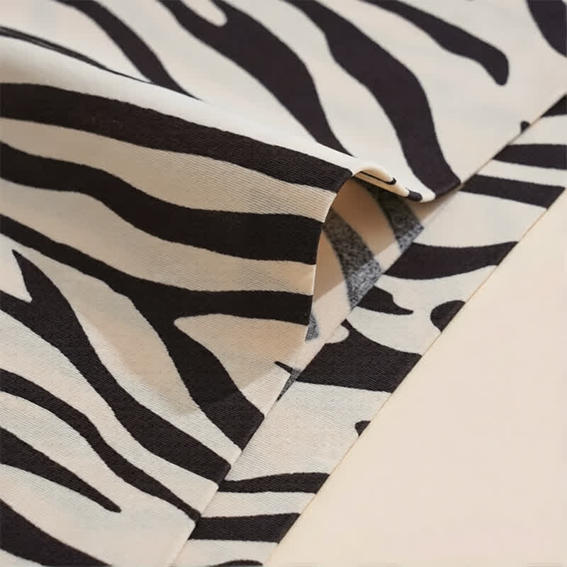 Plusock Zebra Leopard Print Seamless Invisible Panty(4 Packs) - image 2