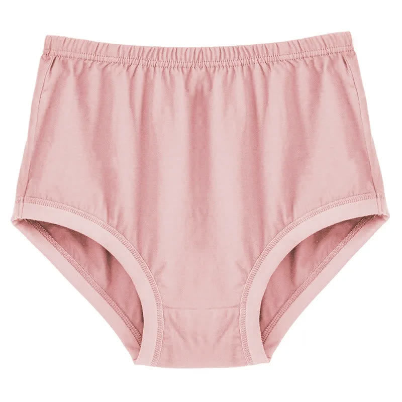 Plusock Soft Cotton Floral High Waist Panty(2 Packs) - Pink - XXXL - image 6
