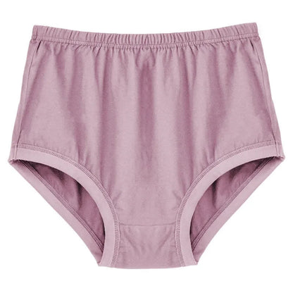 Plusock Soft Cotton Floral High Waist Panty(2 Packs) - Purple - XXXL - image 7