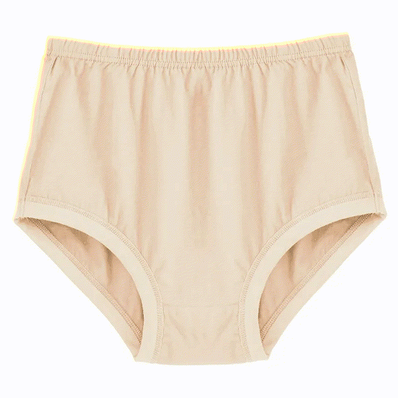 Plusock Soft Cotton Floral High Waist Panty(2 Packs) - Nude - XXXL - image 5