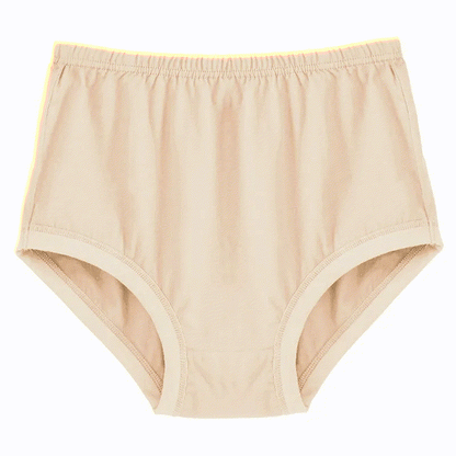 Plusock Soft Cotton Floral High Waist Panty(2 Packs) - Nude - XXXL - image 5