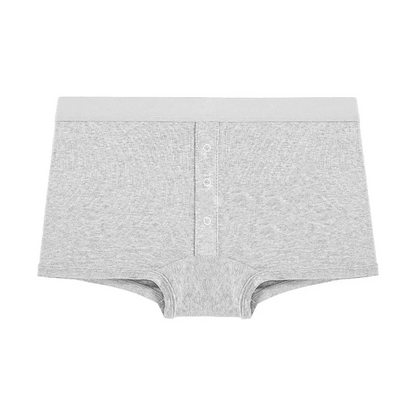 Plusock Soft Button Front Panty(2 Packs) - Grey - 2XL - image 6