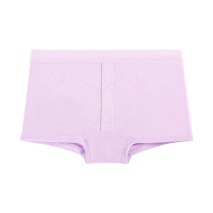 Plusock Soft Button Front Panty(2 Packs) - Purple - 2XL - image 7