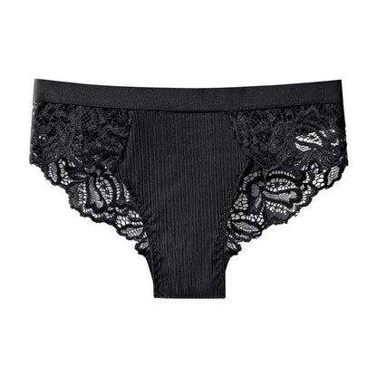 Plusock Soft Stretch Lace Hipster Panty(3 Packs) - Black - XXL - image 3
