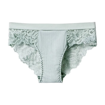 Plusock Soft Stretch Lace Hipster Panty(3 Packs) - Green - XXL - image 4