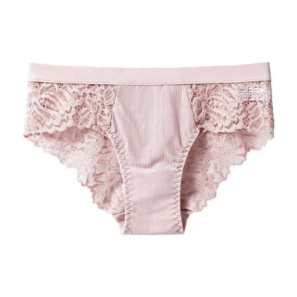 Plusock Soft Stretch Lace Hipster Panty(3 Packs) - Pink - XXL - image 7