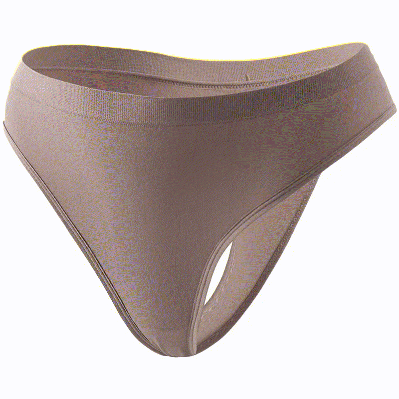 Plusock Seamless Breathable Shaping Panty(3 Packs) - Camel - 5XL - image 19