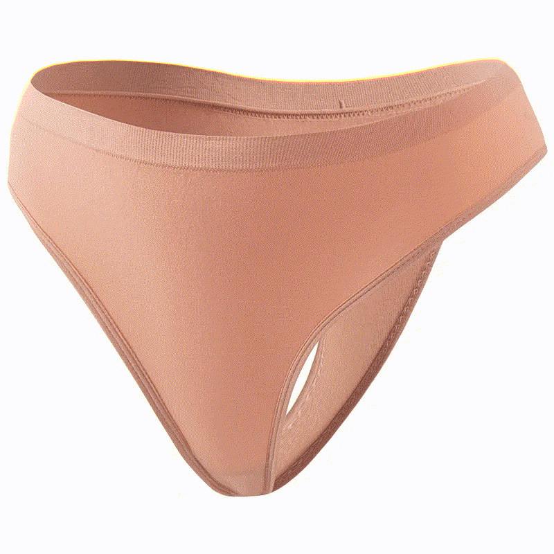 Plusock Seamless Breathable Shaping Panty(3 Packs) - Apricot - 5XL - image 18