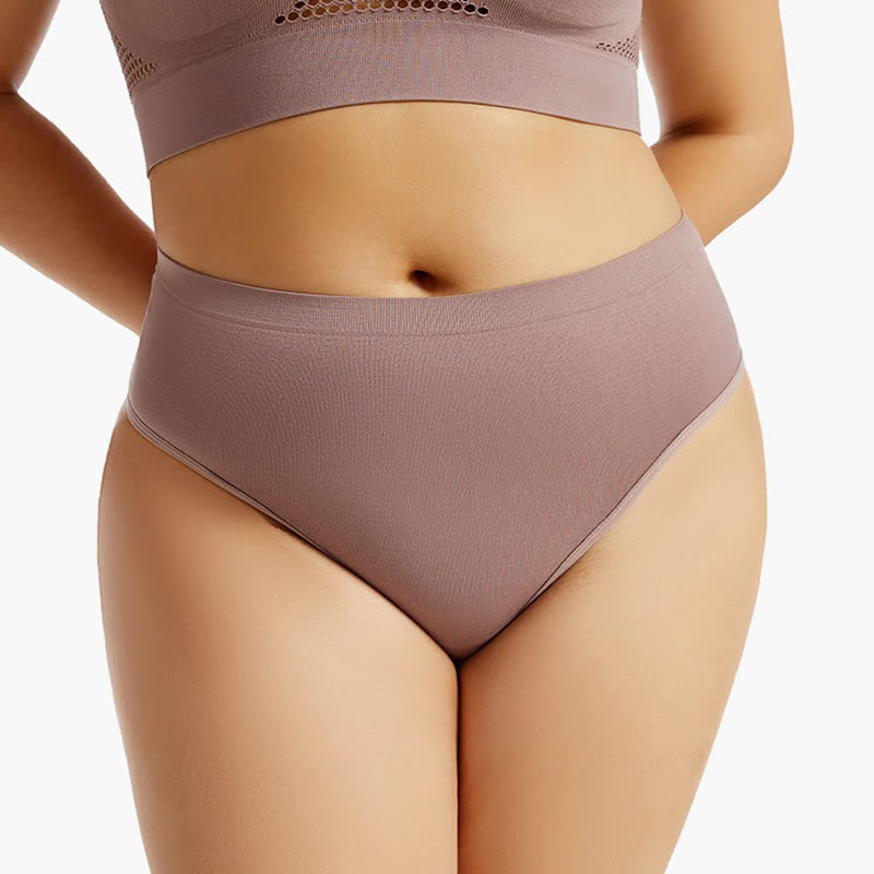 Plusock Seamless Breathable Shaping Panty(3 Packs) - image 2