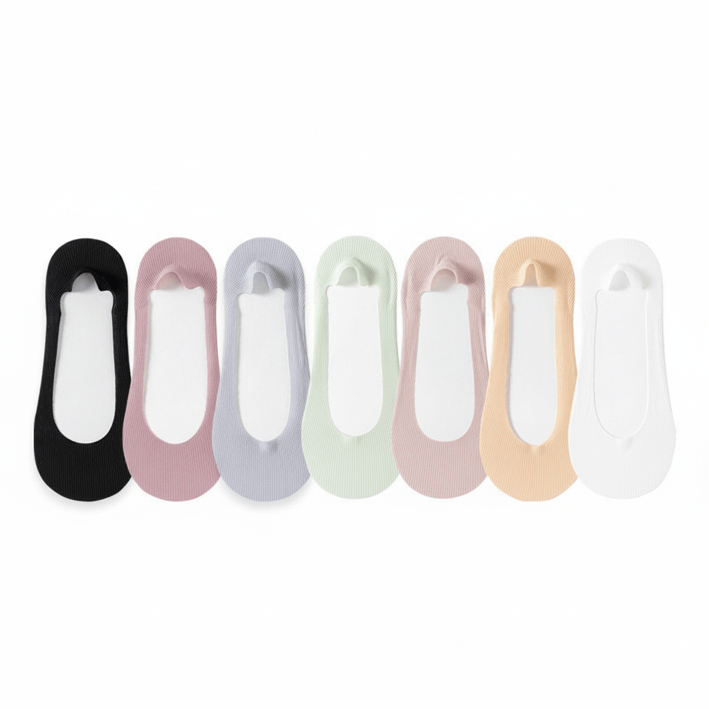 Plusock Ultra Thin No Show Socks(7 Pairs) - Multicolor - EU39-44(US6.5-9.5) - image 1