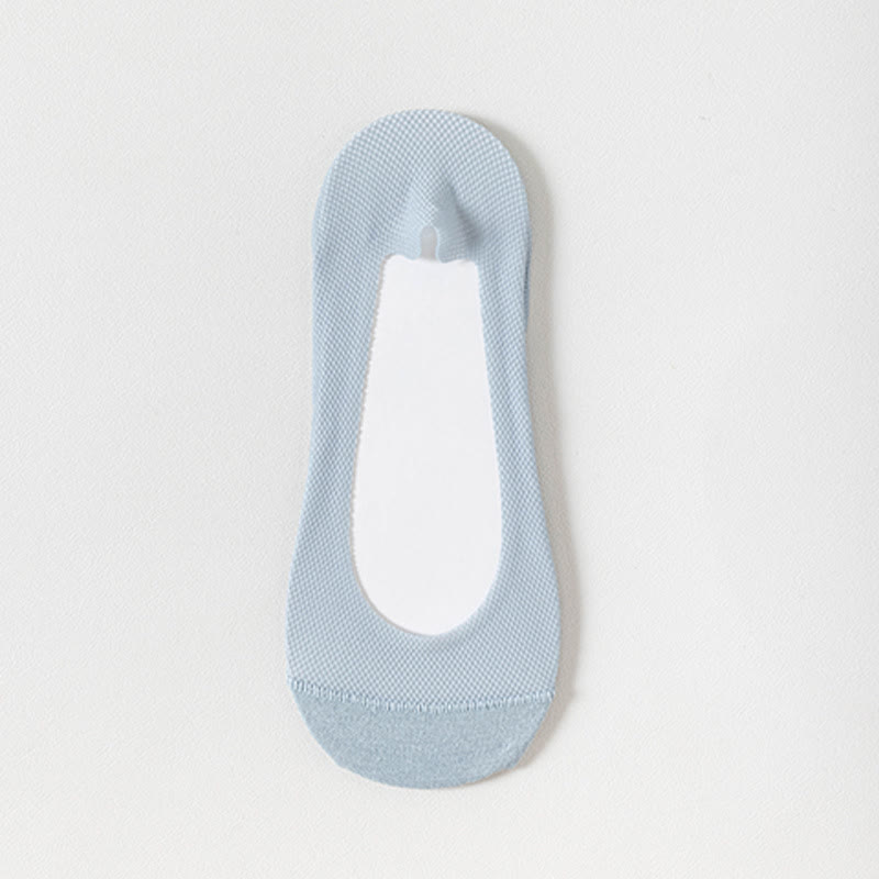 Plusock Breathable Invisible No Show Socks(7 Pairs) - Blue - EU39-44(US6.5-9.5) - image 3
