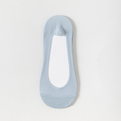 Plusock Breathable Invisible No Show Socks(7 Pairs) - Blue - EU39-44(US6.5-9.5) - image 3