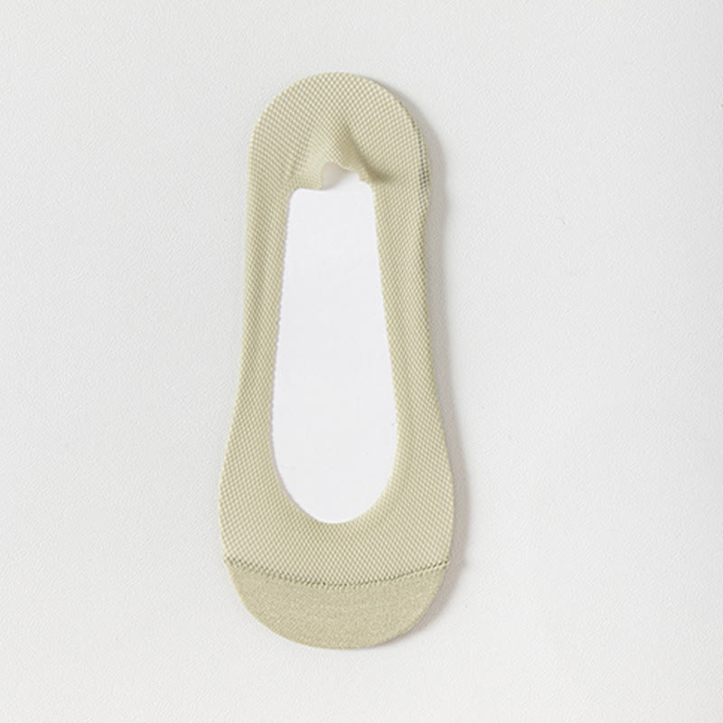 Plusock Breathable Invisible No Show Socks(7 Pairs) - Green - EU39-44(US6.5-9.5) - image 2