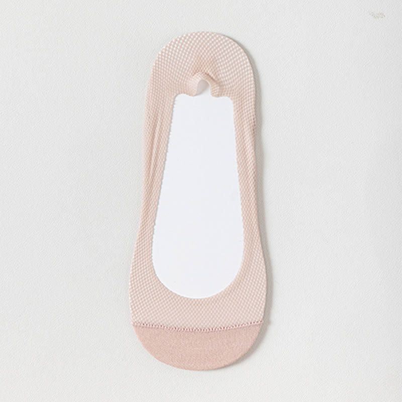 Plusock Breathable Invisible No Show Socks(7 Pairs) - Pink - EU39-44(US6.5-9.5) - image 7