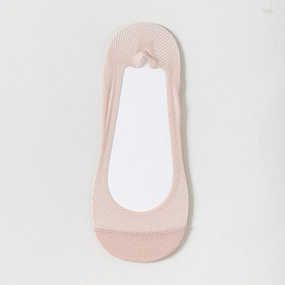 Plusock Breathable Invisible No Show Socks(7 Pairs) - Pink - EU39-44(US6.5-9.5) - image 7