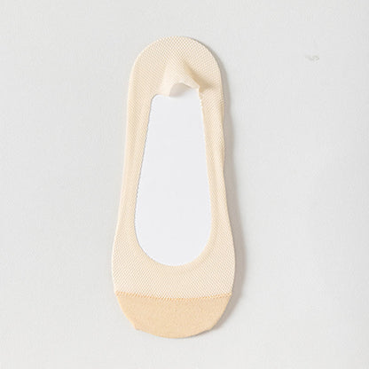 Plusock Breathable Invisible No Show Socks(7 Pairs) - Nude - EU39-44(US6.5-9.5) - image 8