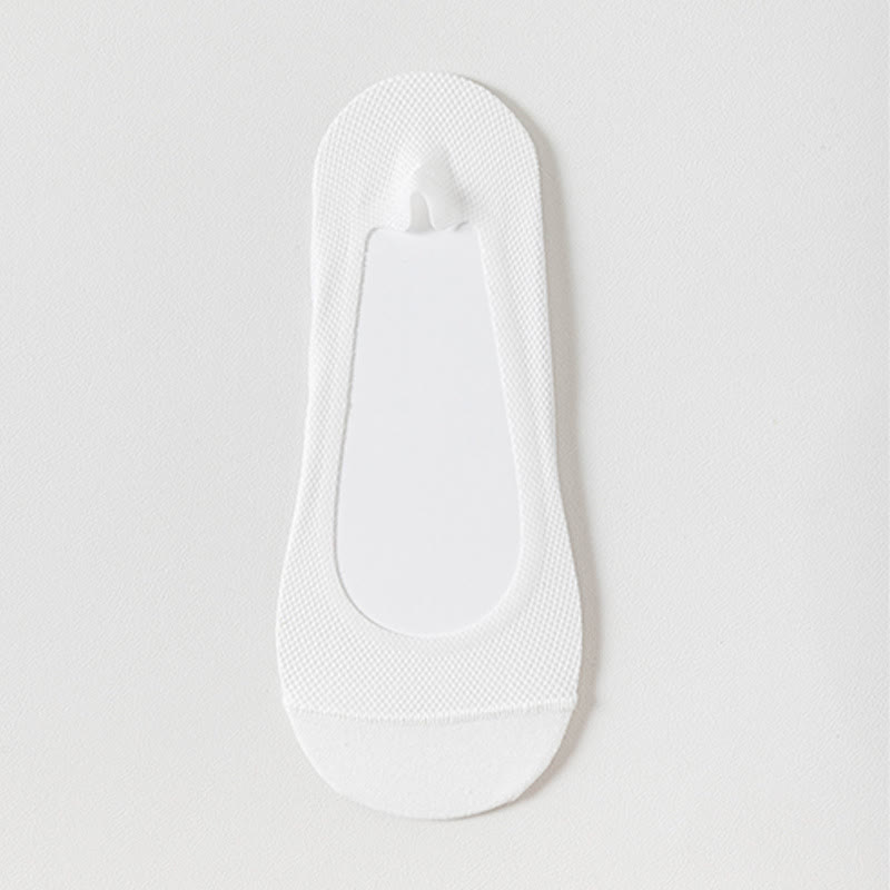 Plusock Breathable Invisible No Show Socks(7 Pairs) - White - EU39-44(US6.5-9.5) - image 4