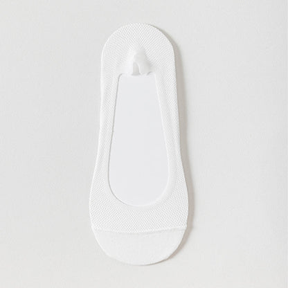 Plusock Breathable Invisible No Show Socks(7 Pairs) - White - EU39-44(US6.5-9.5) - image 4
