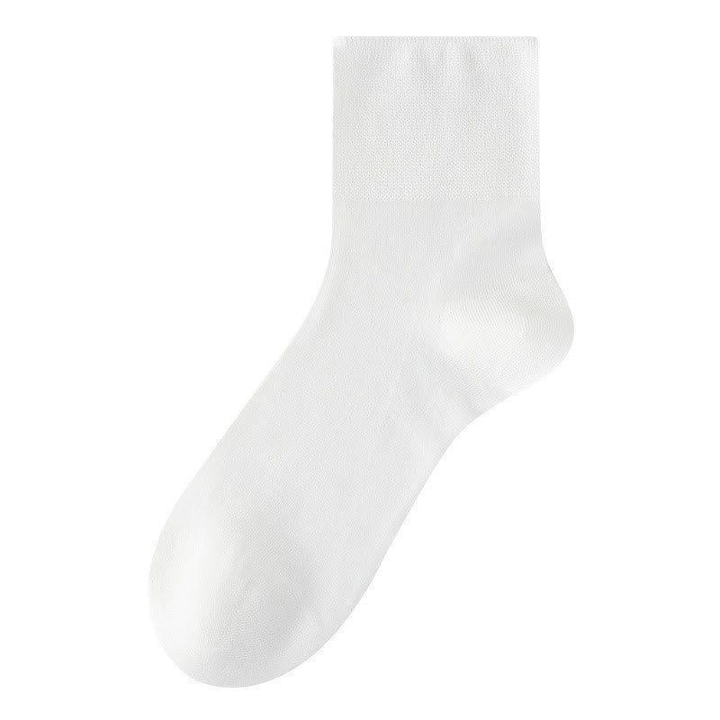 Plusock Silk Sheer Quarter Socks (3 Pairs) - White - EU40-45(US7-10) - image 1