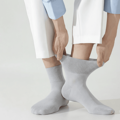 Plusock Silk Sheer Quarter Socks (3 Pairs) - Silver+Nude+Royal Blue - EU40-45(US7-10) - image 0