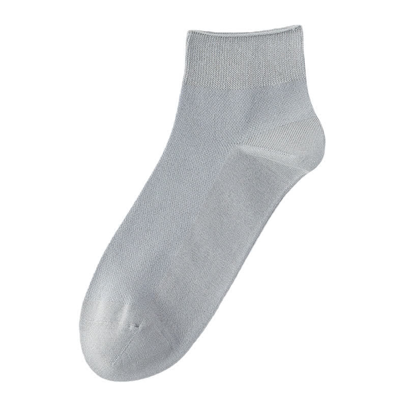 Plusock Breathable Cotton Quater Socks(3 Pairs) - Light Gray - EU39-44(US6.5-9.5) - image 5