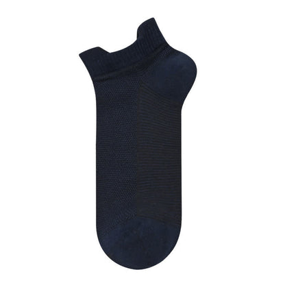 Plusock Breathable Cotton Quarter Socks (3 Pairs) - MidnightBlue - EU40-45 (US7-12) - image 2
