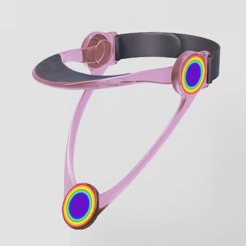 Plusock Rainbow Translucent Support Neck Brace - Pink - One Size - image 6