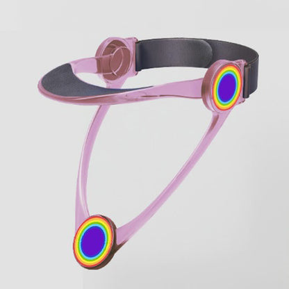 Plusock Rainbow Translucent Support Neck Brace - Pink - One Size - image 6