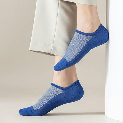 Plusock Breathable Ankle Socks(4 Pairs) - Blue - EU36-41(US2.5-7.5) - image 2
