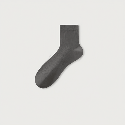 Plusock Silk Thin Quarter Socks(5 Pairs) - Grey - EU39-44(US5-10) - image 4