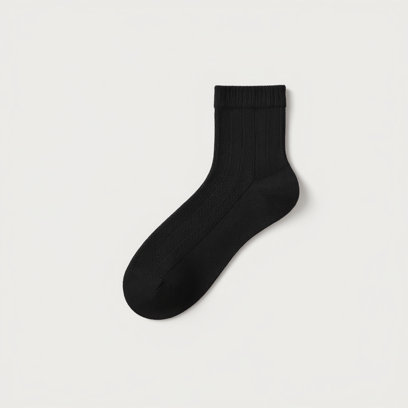 Plusock Silk Thin Quarter Socks(5 Pairs) - Navy Blue - EU39-44(US5-10) - image 3