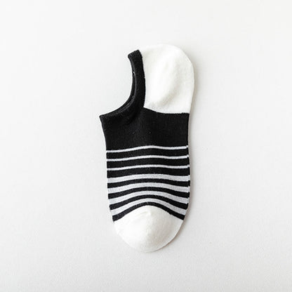 Plusock Bamboo Colorblock No Show Socks(5 Pairs) - D - EU39-44(US5-10) - image 4