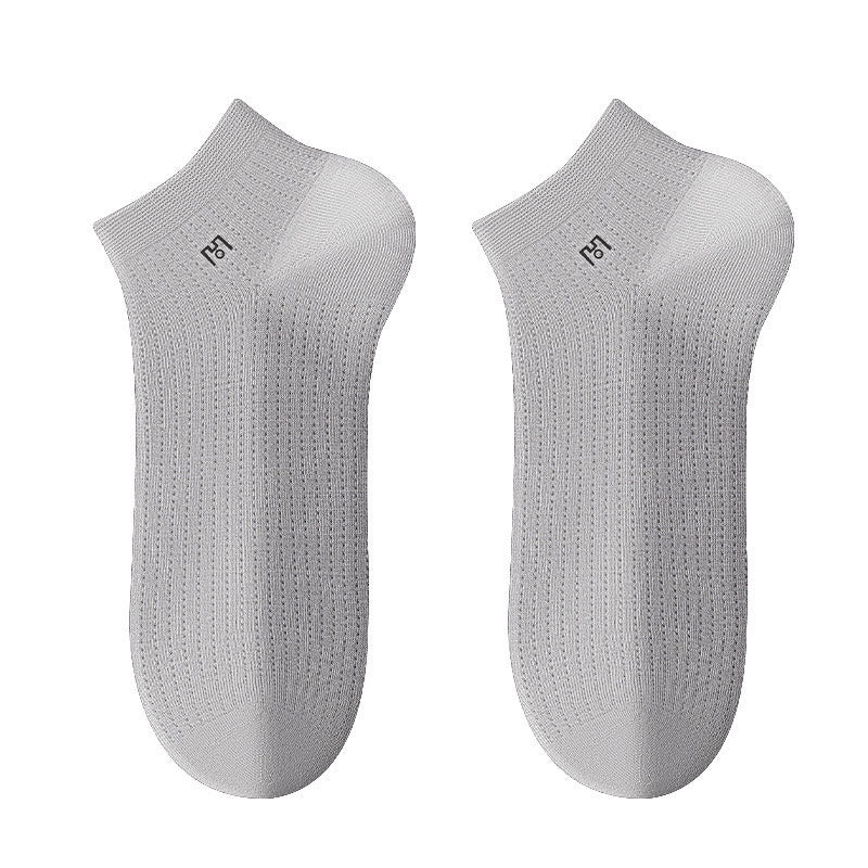 Plusock Breathable Ankle Socks(5 Pairs) - LightGray - EU39-44(US5-10) - image 4