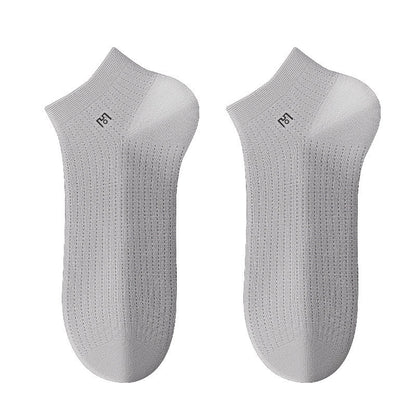 Plusock Breathable Ankle Socks(5 Pairs) - LightGray - EU39-44(US5-10) - image 4