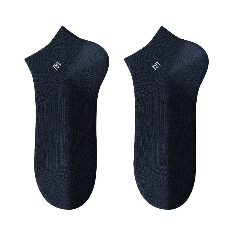 Plusock Breathable Ankle Socks(5 Pairs) - Navy Blue - EU39-44(US5-10) - image 2