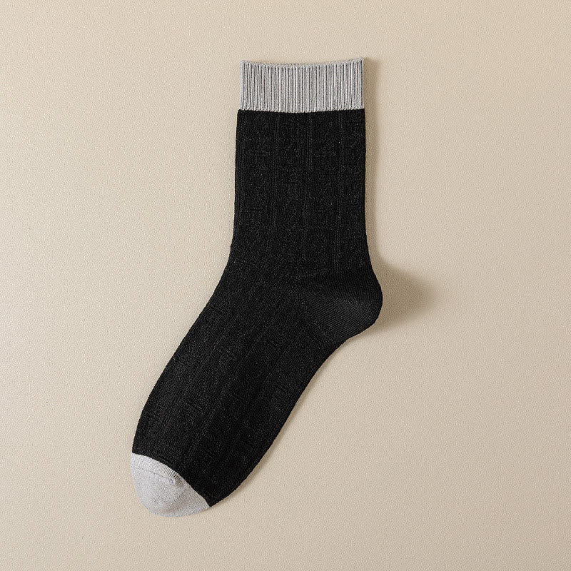 Plusock Antibacterial Quarter Socks(5 Pairs) - Black - EU39-44(US5-10) - image 3