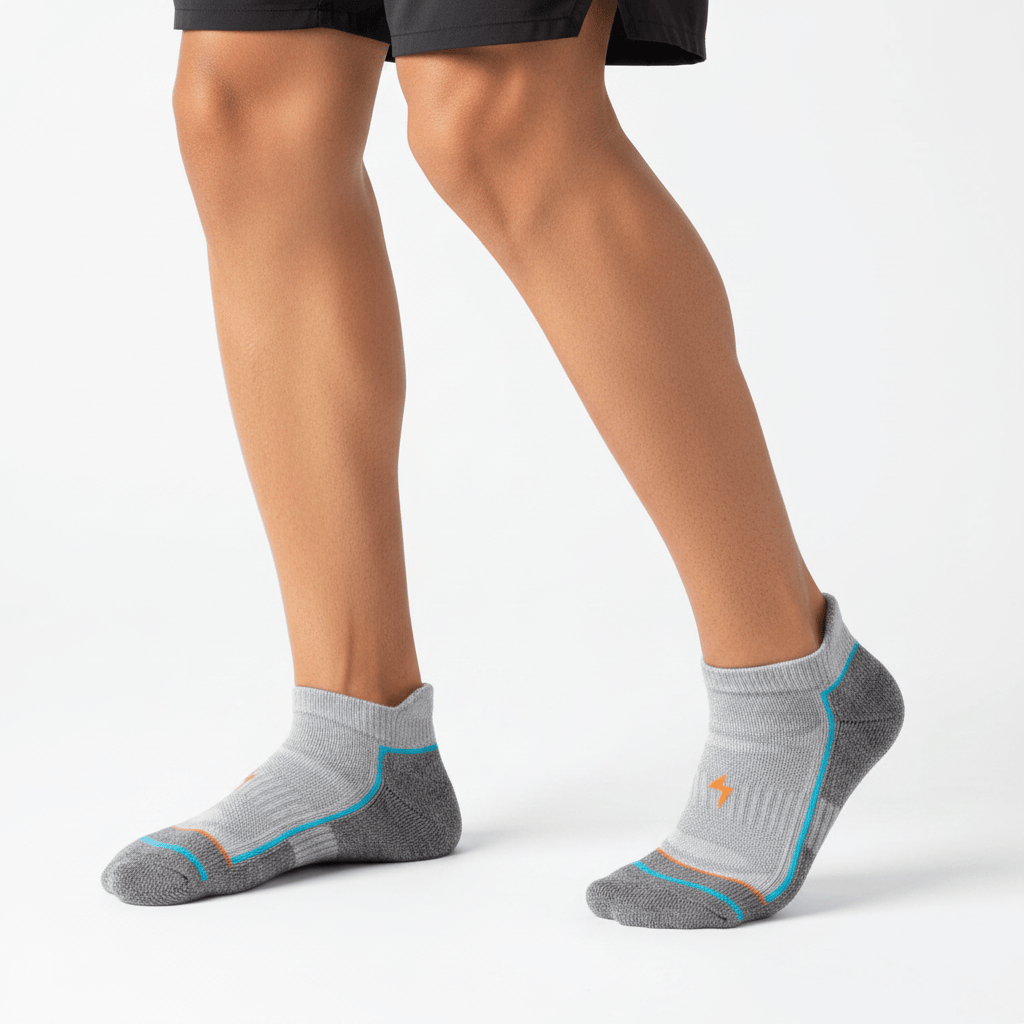 Plusock Colorblock Cushioned Ankle Socks(6 Pairs)  - image 0