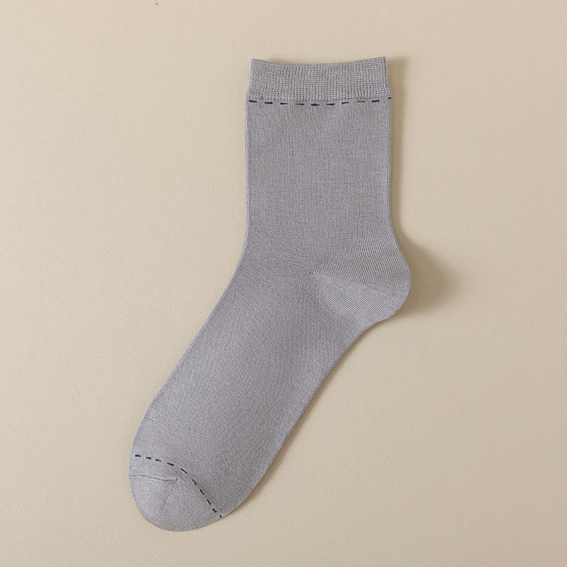 Plusock Breathable Quarter Socks(3 Pairs) - LightGrey - EU39-44(US5-10) - image 4