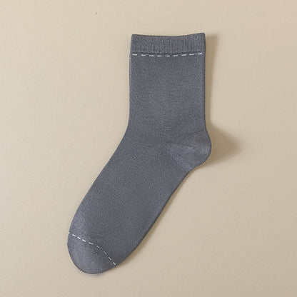 Plusock Breathable Quarter Socks(3 Pairs) - DarkGray - EU39-44(US5-10) - image 5