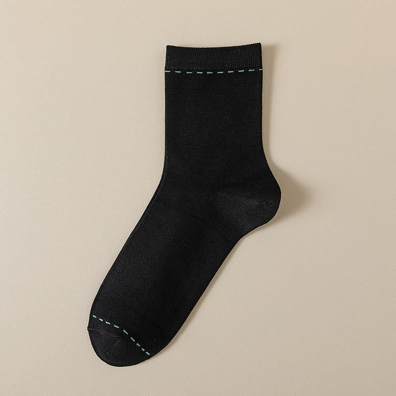 Plusock Breathable Quarter Socks(3 Pairs) - Black - EU39-44(US5-10) - image 3