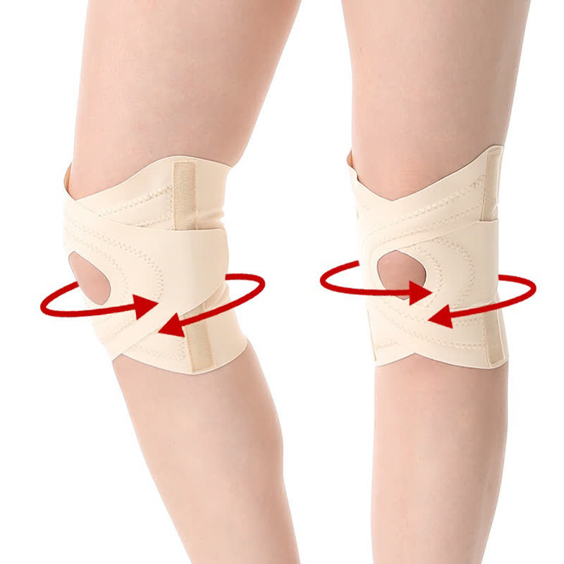 Plusock Adjustable Open Patella Knee Brace - Nude - L - image 2